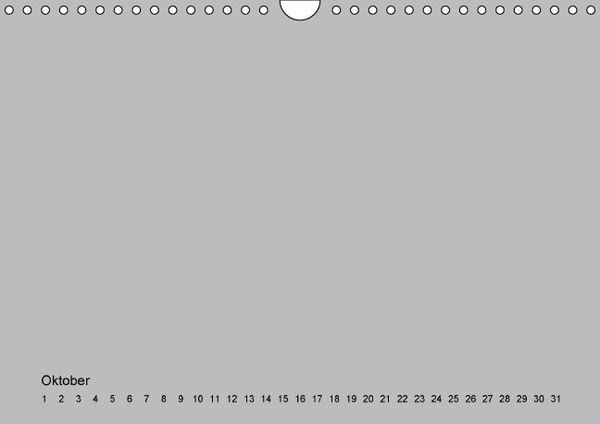 Produktbild: Geburtstags - Bastelkalender - Grau (Wandkalender immerw&auml;hrend DIN A4 quer)