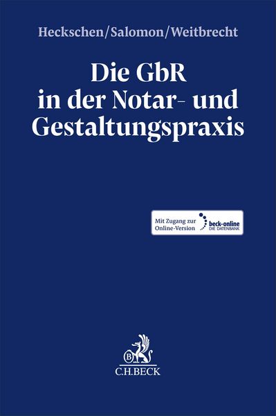 Produktbild: Die GbR in der Notar- und Gestaltungspraxis