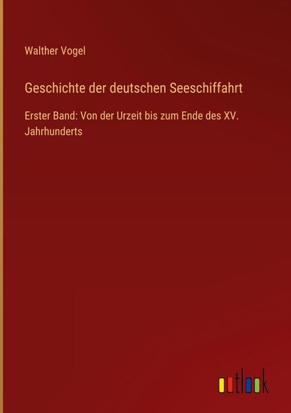 Produktbild: Geschichte der deutschen Seeschiffahrt