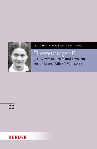 Produktbild: &Uuml;bersetzung von John Henry Newman, Briefe und Texte zur ersten Lebensh&auml;lfte (1801-1846)
