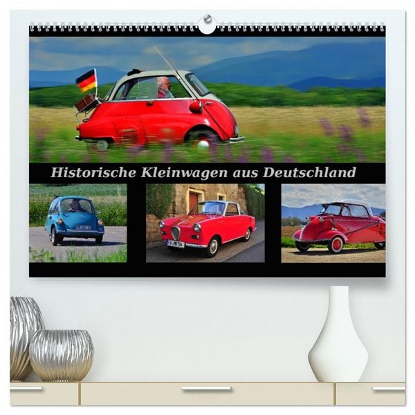 Produktbild: Historische Kleinwagen aus Deutschland (hochwertiger Premium Wandkalender 2026 DIN A2 quer), Kunstdruck in Hochglanz