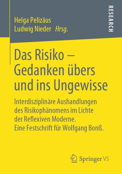 Produktbild: Das Risiko - Gedanken &uuml;bers und ins Ungewisse