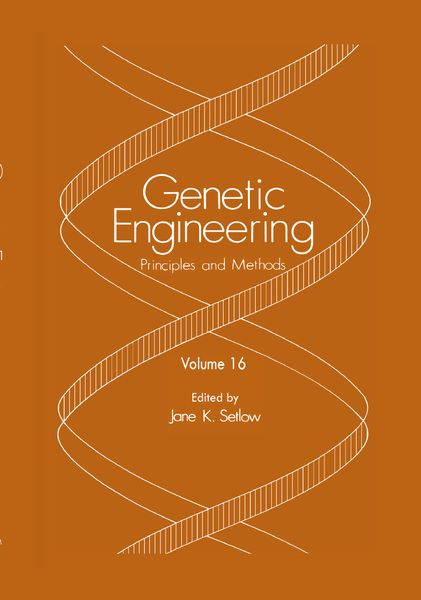 Produktbild: Genetic Engineering: Principles and Methods