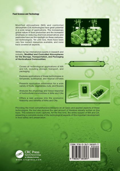 Produktbild: Modified and Controlled Atmospheres for the Storage, Transportation, and Packaging of Horticultural Commodities
