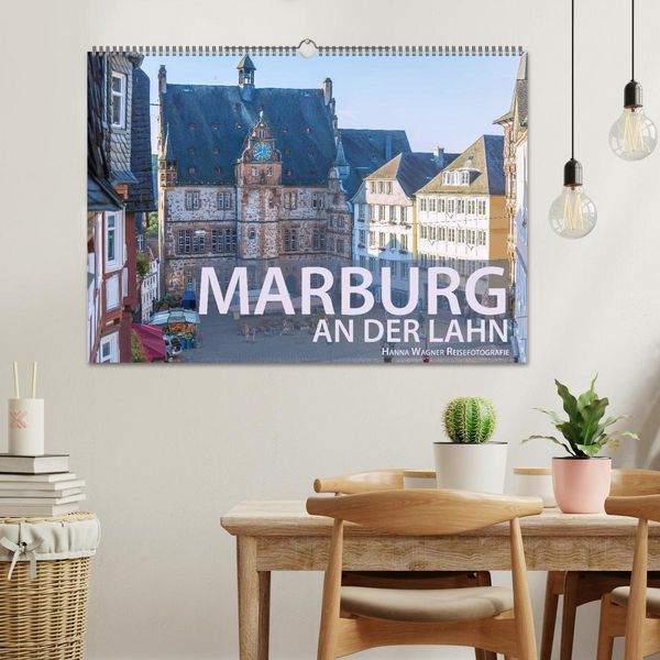 Produktbild: Marburg an der Lahn (Wandkalender 2026 DIN A2 quer), CALVENDO Monatskalender