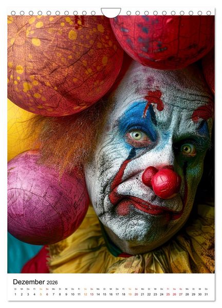 Produktbild: Der Clown (Wandkalender 2026 DIN A4 hoch), CALVENDO Monatskalender