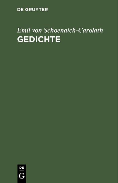 Produktbild: Gedichte