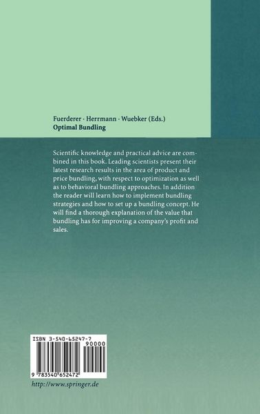 Produktbild: Optimal Bundling