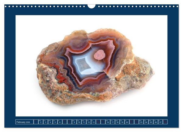 Produktbild: Agates - Polished semi-precious stones (Wall Calendar 2026 DIN A3 landscape), CALVENDO 12 Month Wall Calendar