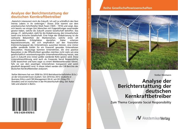 Produktbild: Analyse der Berichterstattung der deutschen Kernkraftbetreiber