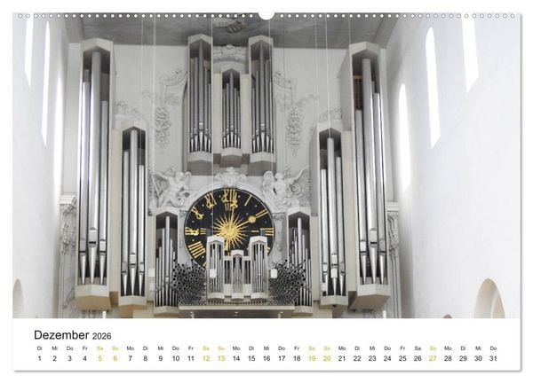 Produktbild: Fantastische Welt der Orgeln (hochwertiger Premium Wandkalender 2026 DIN A2 quer), Kunstdruck in Hochglanz