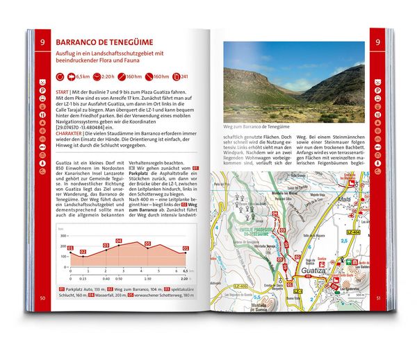 Produktbild: KOMPASS Wanderführer Lanzarote, 50 Touren mit Extra-Tourenkarte