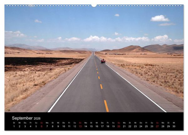 Produktbild: Peru &ndash; unterwegs (Wandkalender 2026 DIN A2 quer), CALVENDO Monatskalender
