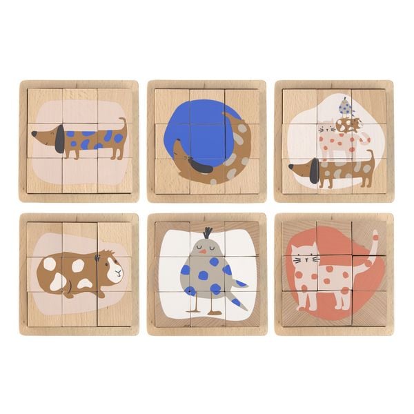 Produktbild: Cube Puzzle Wood Little Mateys