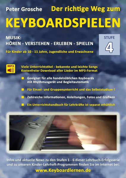 Produktbild: Der richtige Weg zum Keyboardspielen (Stufe 4)
