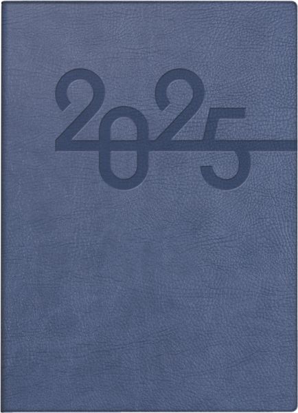 Produktbild: Taschenkalender Mod. Technik III 2025 | A6, Kunstleder, blau