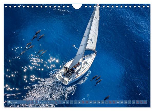 Produktbild: When Dolphins Dance with Us (Wall Calendar 2027 DIN A4 landscape), CALVENDO 12 Month Wall Calendar