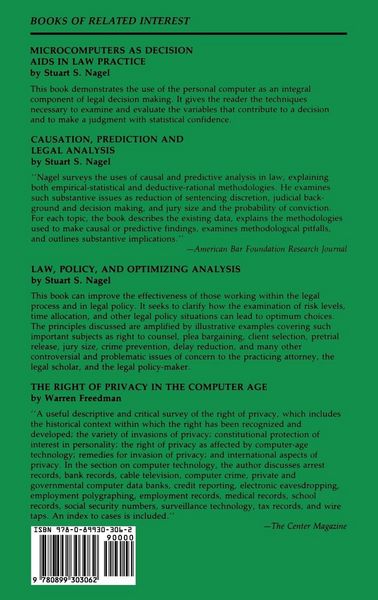Produktbild: Computer Power and Legal Language