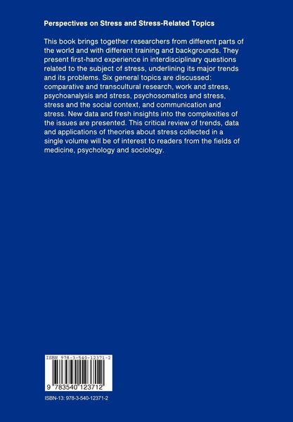 Produktbild: Perspectives on Stress and Stress-Related Topics