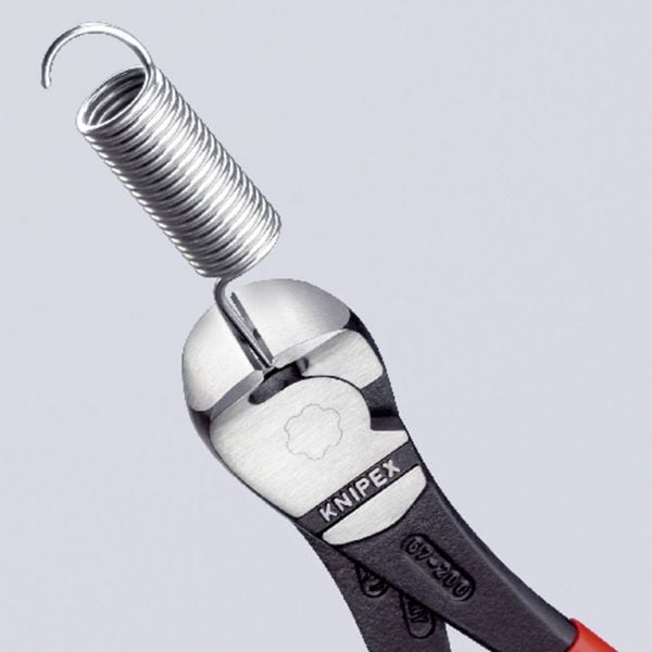 Produktbild: Knipex 67 01 140 Werkstatt Kraft-Vornschneider mit Facette 140mm
