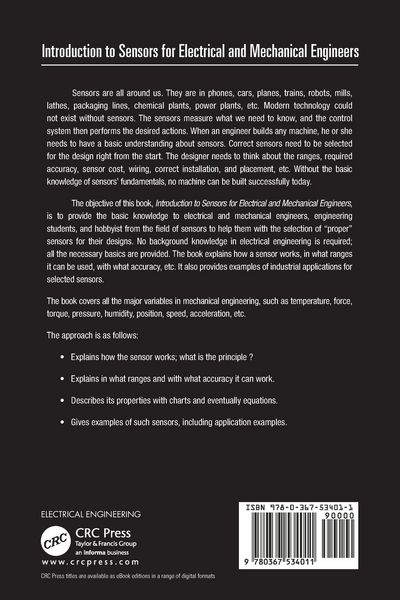 Produktbild: Introduction to Sensors for Electrical and Mechanical Engineers
