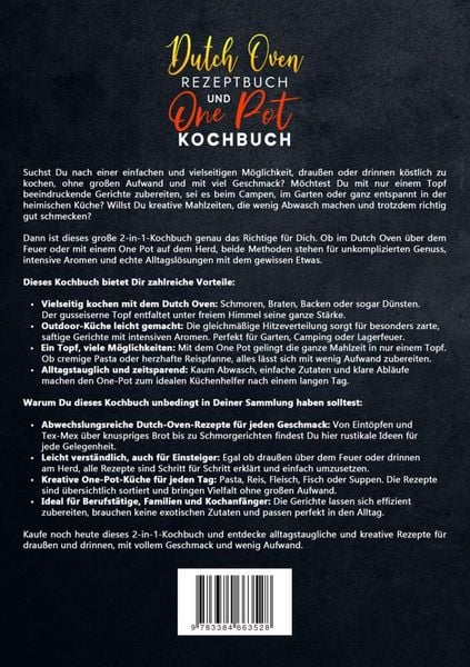 Produktbild: Dutch Oven Rezeptbuch und One Pot Kochbuch