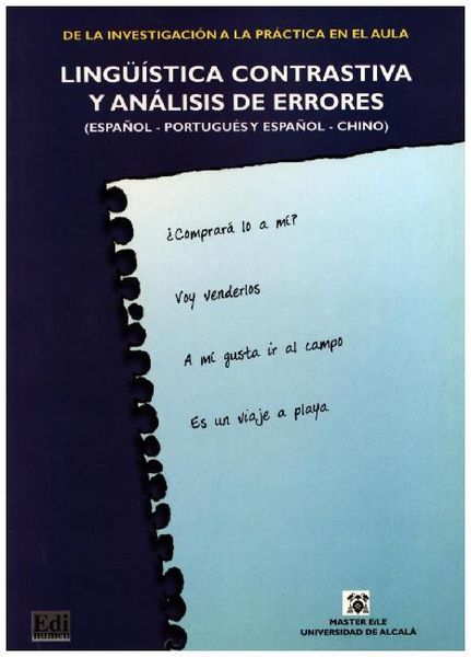 Produktbild: Ling&uuml;&iacute;stica contrastiva y an&aacute;lisis de errores espa&ntilde;ol-portugu&eacute;s y espa&ntilde;ol-chino