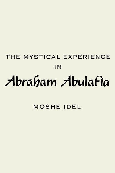 Produktbild: The Mystical Experience in Abraham Abulafia