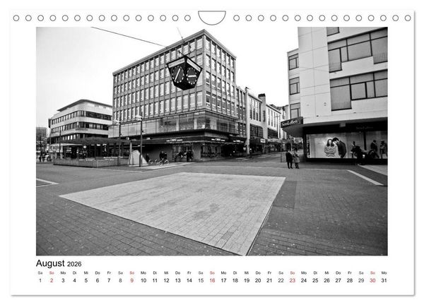 Produktbild: Bochum Black and White (Wandkalender 2026 DIN A4 quer), CALVENDO Monatskalender