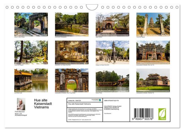 Produktbild: Hue alte Kaiserstadt Vietnams (Wandkalender 2026 DIN A4 quer), CALVENDO Monatskalender