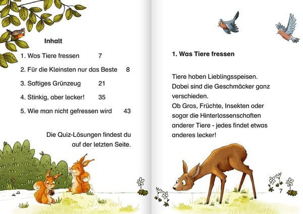 Produktbild: Was fressen die Tiere im Wald?