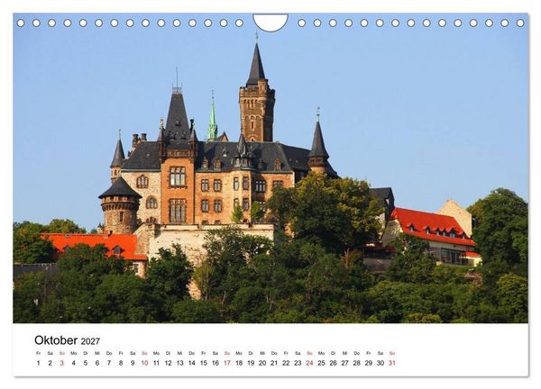 Produktbild: Deutschlands Burgen - Von der Burg zum Schloss (Wandkalender 2027 DIN A4 quer), CALVENDO Monatskalender