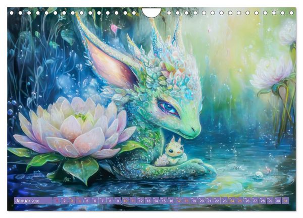 Produktbild: Tierwesen &ndash; Der Fantasie entsprungen (Wandkalender 2026 DIN A4 quer), CALVENDO Monatskalender