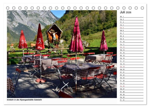 Produktbild: Willkommen am K&ouml;nigssee (Tischkalender 2026 DIN A5 quer), CALVENDO Monatskalender