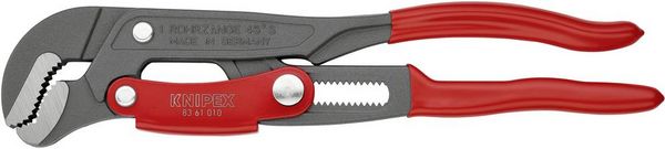 Produktbild: Knipex 83 61 010 Eckrohrzange 45&deg; 1\"