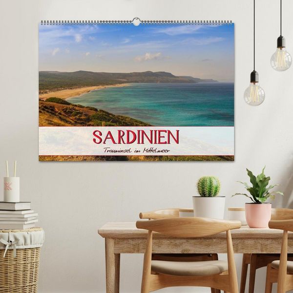 Produktbild: Sardinien Panoramakalender / CH-Version (Wandkalender 2027 DIN A2 quer), CALVENDO Monatskalender