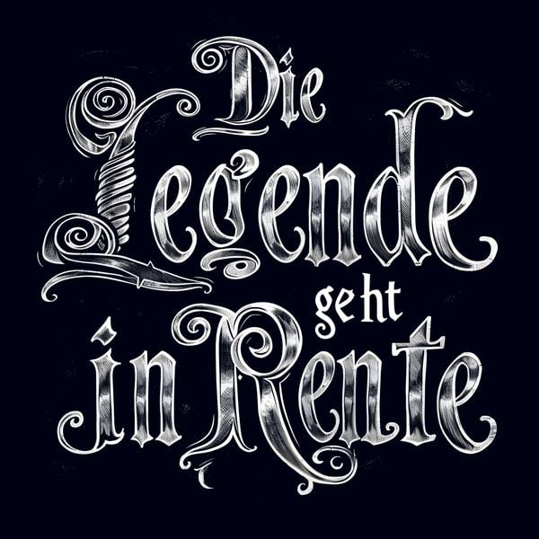 Produktbild: Die Legende geht in Rente- Verdientes G&auml;stebuch.