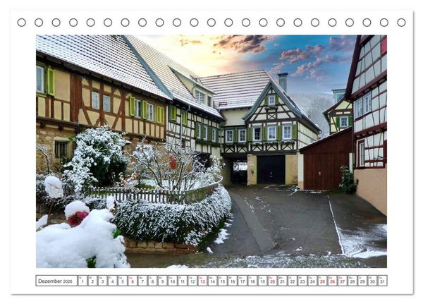 Produktbild: Willkommen im L&auml;ndle (Tischkalender 2026 DIN A5 quer), CALVENDO Monatskalender