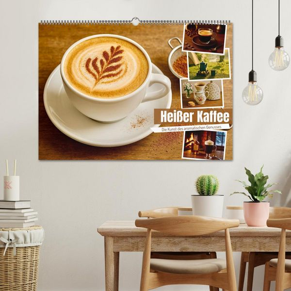 Produktbild: Hei&szlig;er Kaffee (Wandkalender 2026 DIN A2 quer), CALVENDO Monatskalender