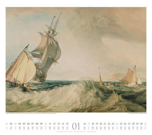 Produktbild: William Turner Kalender 2027