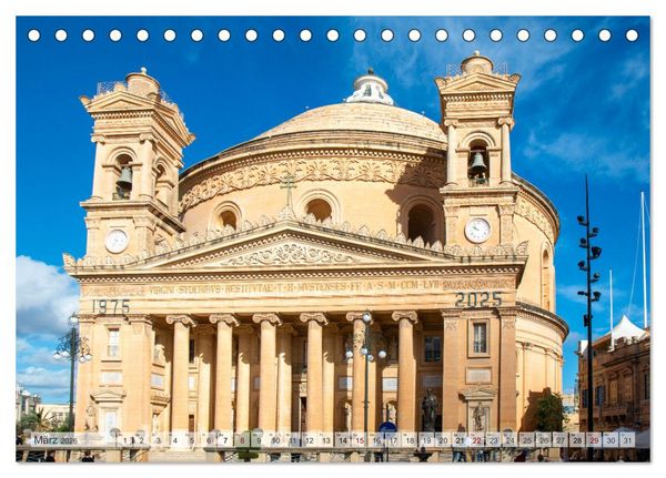 Produktbild: Malta - Wo Geschichte lebendig ist (Tischkalender 2026 DIN A5 quer), CALVENDO Monatskalender