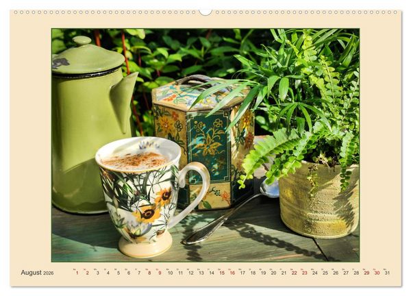 Produktbild: Im Caf&eacute; Nostalgie (Wandkalender 2026 DIN A2 quer), CALVENDO Monatskalender