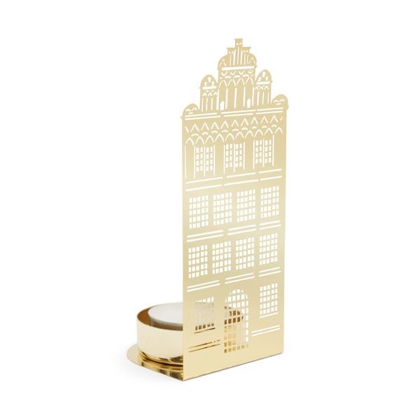 Produktbild: Teelichthalter "Barockdach", gold