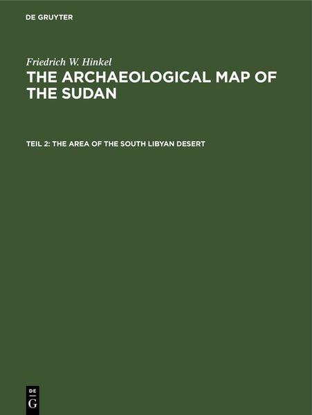 Produktbild: The Area of the South Libyan Desert