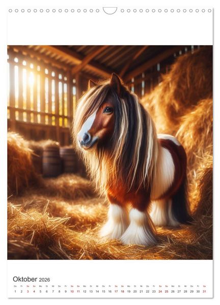 Produktbild: Gypsy Vanner Tinker - die majest&auml;tische Sch&ouml;nheit der Tinker-Pferde (Wandkalender 2026 DIN A3 hoch), CALVENDO Monatskalender