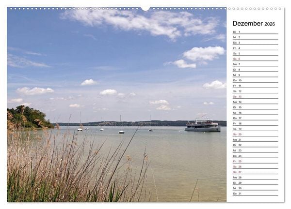 Produktbild: Seest&auml;rke - Der Ammersee (hochwertiger Premium Wandkalender 2026 DIN A2 quer), Kunstdruck in Hochglanz