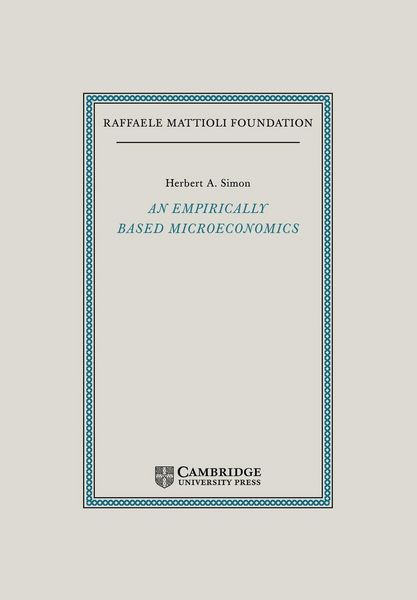 Produktbild: An Empirically-Based Microeconomics