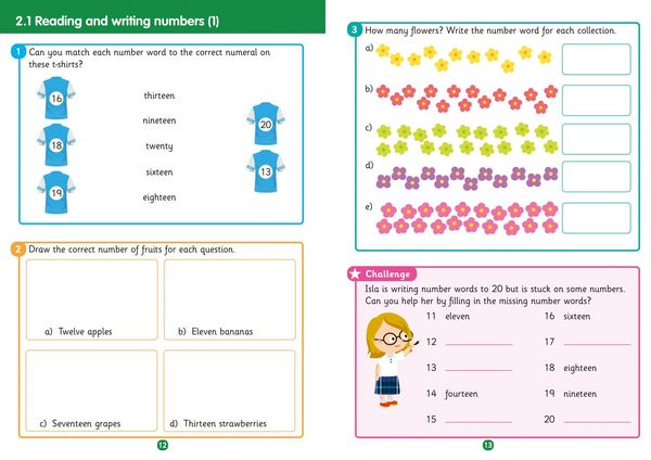 Produktbild: Primary Maths for Scotland 1a Practice Workbook 1