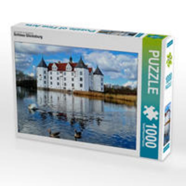 CALVENDO Puzzle Schloss Glücksburg | 1000 Teile Lege-Größe 64x48cm Foto-Puzzle für glückliche Stunden