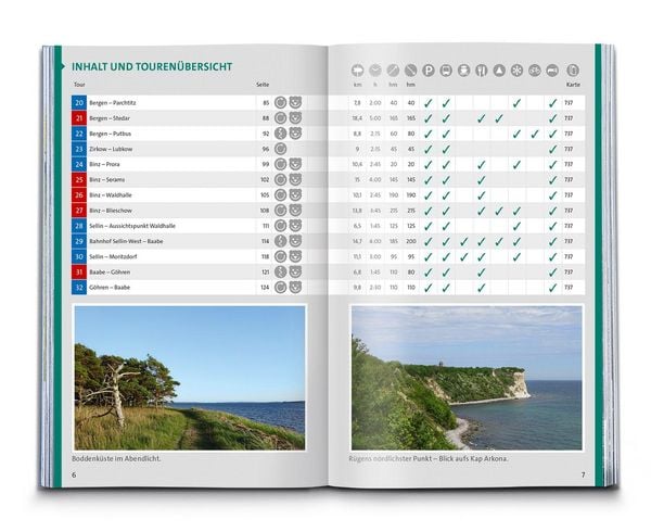 Produktbild: KOMPASS Wanderf&uuml;hrer R&uuml;gen, mit Hiddensee und Fischland-Dar&szlig;-Zingst, 55 Touren mit Extra-Tourenkarte